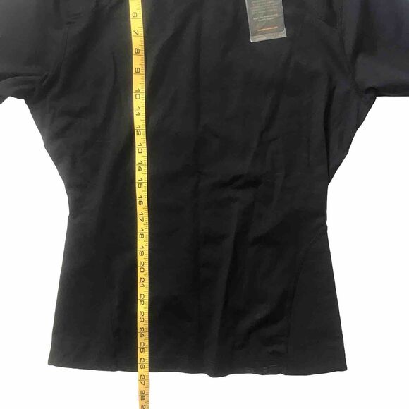 NWT $79 Tommie Copper Mens Lower Back Support Shirt Black XL Compression S/S NEW - Picture 9 of 10